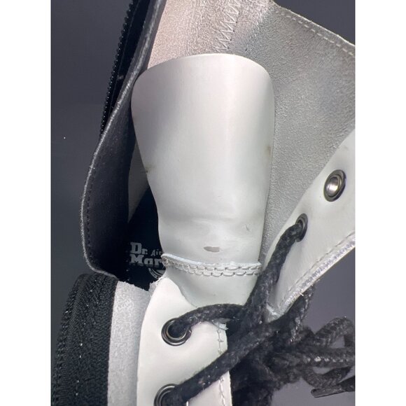 Dr. Martens Jadon White Woman Platform Leather Boots Size EU 37 US 5 US Smooth L - Picture 12 of 13